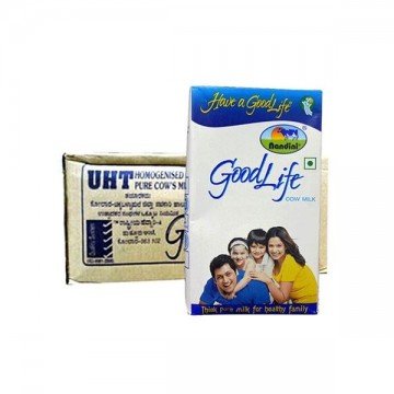 Nandini Cow Milk 1ltr (Carton - 12pcs) by Nandini