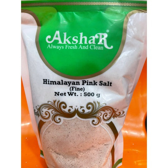 Akshar Himalayan pink salt fine 500g by Akshar