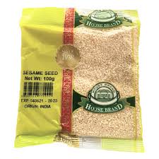 HOUSE BRAND SESAME SEED WHITE 100g by House Brand