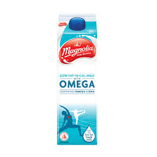 F&N MAGNOLIA Omega Plus Low Fat Hi Cal Milk 1 ltr by F&N Magnolia