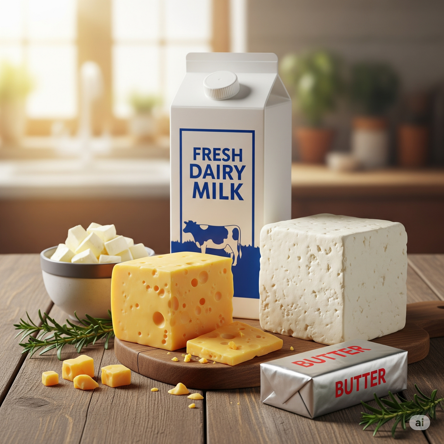 Milk, Cheese, Butter & Paneer