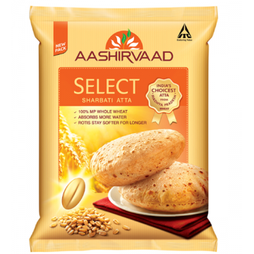 AASHIRVAAD SELECT SHARBATI ATTA 5KG by Aashirvaad