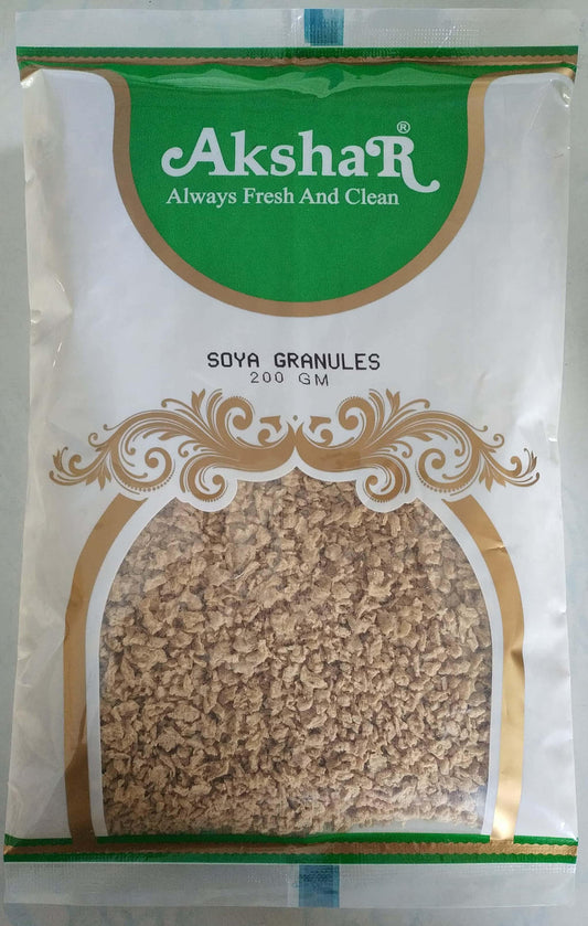Akshar Soya Granules 250gm by SP MUTHIAH