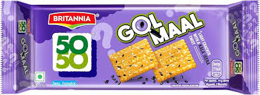 BRITANNIA Gol Maal 50 50 Biscuits 110g