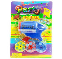 Diwali Popper Gun + 2 Bullet packs (Total 15 rolls) by SG Local Mart