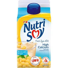 F&N NutriSoy Soya Milk Reduced Sugar 475ml by F&N