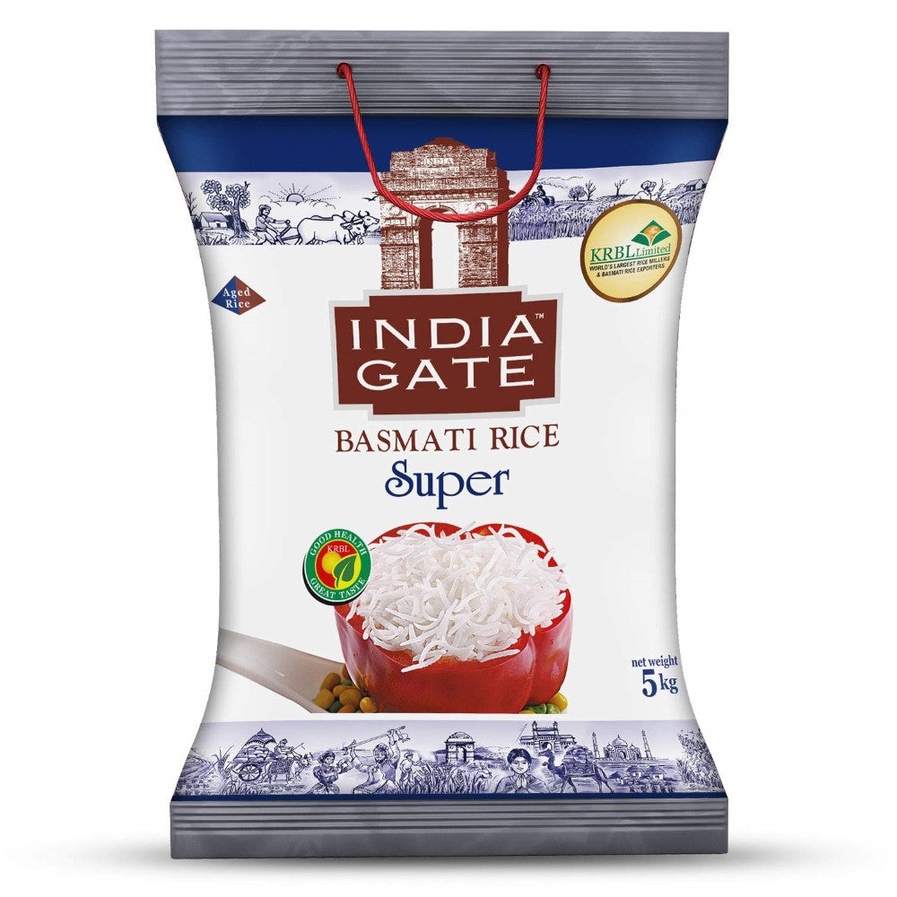 India Gate Super Basmati Rice 5KG by India Gate