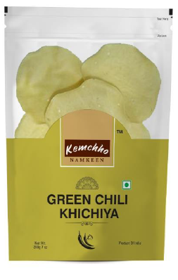 Kemchho Khichya Green Chilli Papad 200g