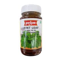 Priya Mint (Pudina) Leaf Pickle 300g by PRIYA