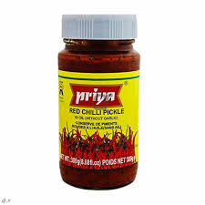 PRIYA RED CHILLI PICKLE WITH GARLIC 300GM by PRIYA