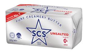 SCS BUTTER UNSALTED 227g by SCS