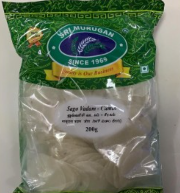 SRI MURUGAN SAGO VADAM 200g