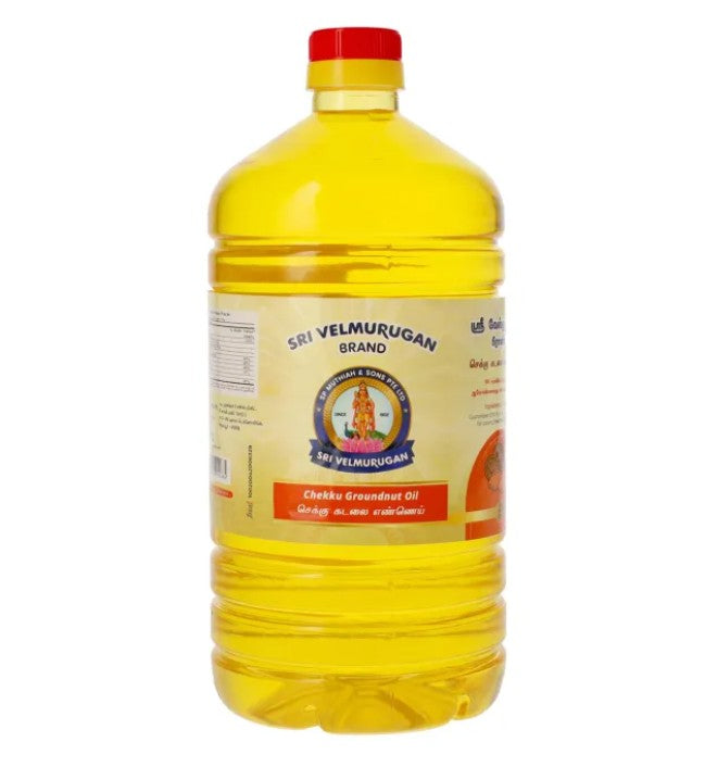 SRI Velmurugan Cold Pressed Groundnut Oil 2ltr by Sri Velmurugan