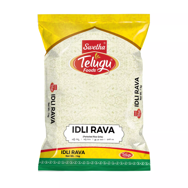 Telugu Foods Idly Rava 1kg by Telugu Foods