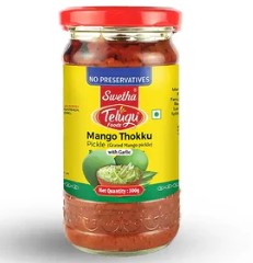TELUGU Mango Thokku Pickle 300g by Telugu Foods